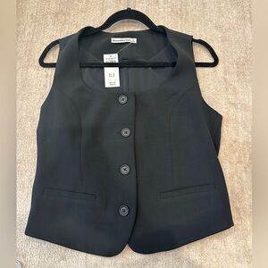 NEW Abercrombie black vest